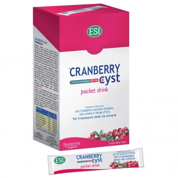 CRANBERRY drink - močové cesty - sada mini drinků 16 x 20 ml ESI