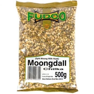 Mung fazole neloupaná půlená - chilka 500 g FUDCO
