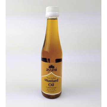 Olej hořčičný NATURAL ve skle 250 ml AYUURI
