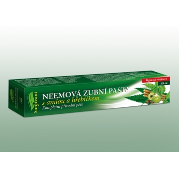 Neemová zubní pasta (gel) s amlou a hřebíčkem SANJIVANI 100 ml DNM 