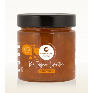 ČATNÍ zázvor - limetka BIO 225 g COSMOVEDA