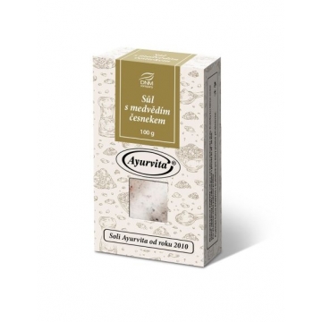 Sůl s MEDVĚDÍM ČESNEKEM 100 g AYURVITA