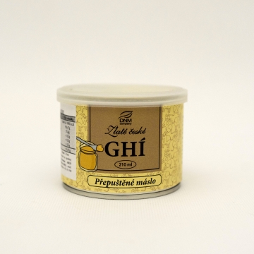GHÍ - přepuštěné máslo v dóze 210 ml DNM