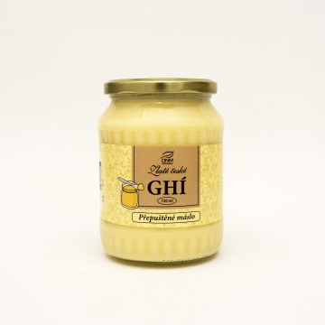 GHÍ - přepuštěné máslo ve skle 720 ml DNM