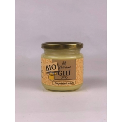 BIO GHÍ - přepuštěné máslo ve skle 210 ml