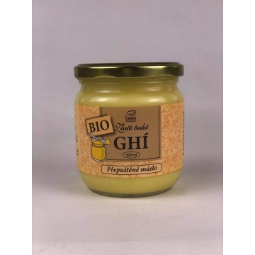 BIO GHÍ - přepuštěné máslo ve skle 425 ml