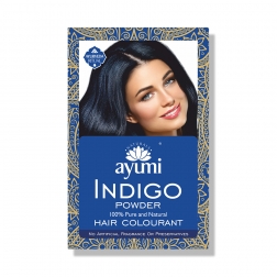 Prášek INDIGO- barva na vlasy modročerná 100 g AYUMI