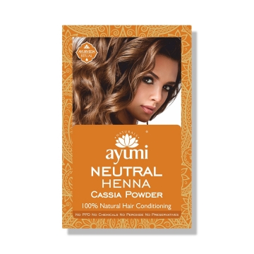 Prášek HENNA NEUTRAL - bezbarvý kondicionér na vlasy 100 g AYUMI