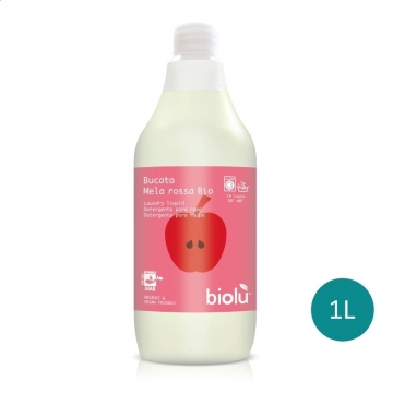 GEL PRACÍ S VŮNÍ ČERVENÉHO JABLKA 1L BIOLÙ      