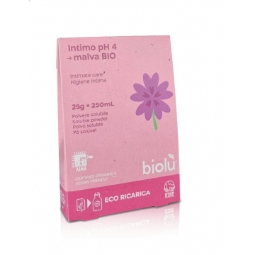 PŘÍPRAVEK INTIMNÍ MYCÍ SE SLÉZEM PRÁŠEK 25G BIOLÙ	